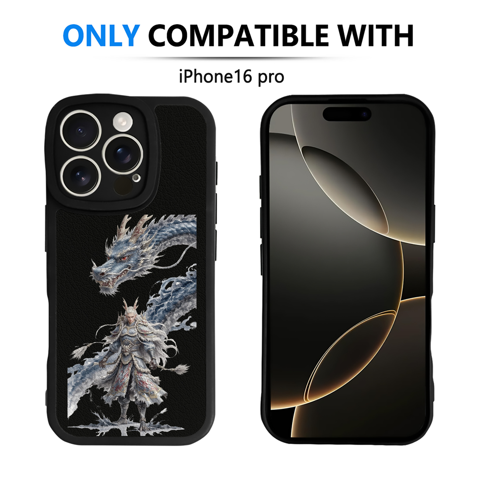 （画像用） Ne Zha 2 ナタ 魔童の大暴れ 【iPhone 16シリーズ対応】シリコンスマホケース（レザー調） 材質：シリコン